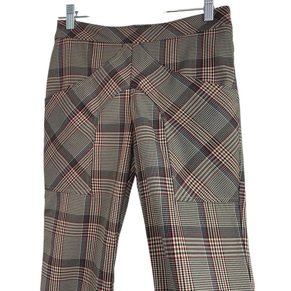 Snider Franz Wool-Blend Trouser Pants Womens Size 0 NWT Plaid Retail $425 6457 - Picture 4 of 13